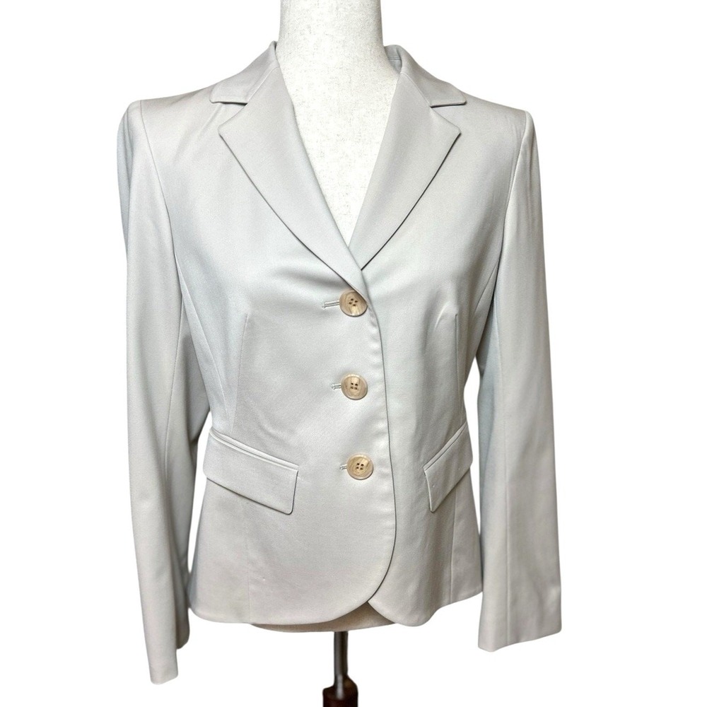 Lafayette 148 Wool Lightweight Blazer Butter Soft Jacket Size XS/S Career FLAW